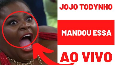 Jojo Todynho manda recado importante para todos AO Vivo no Domingão com Huck