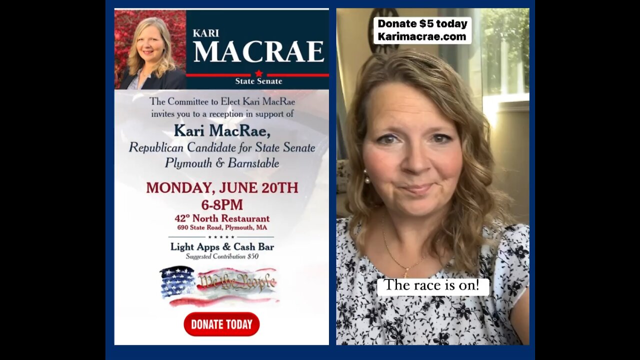 Please support Kari MacRae for MA State Senate