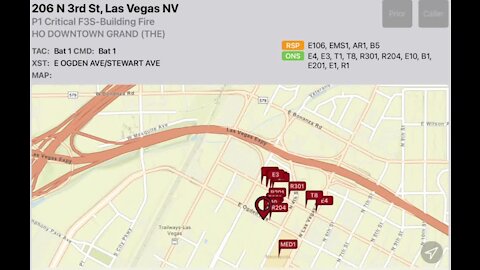 Fire and gas leak overnight at Downtown Grand in Las Vegas