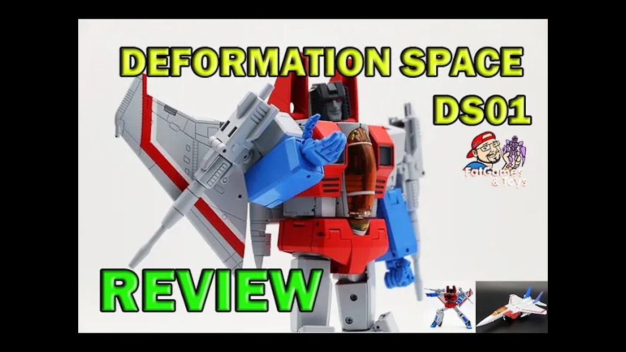 Transformers Deformation Space DS 01 Crimson Wings Review (3RD Party Starscream MP)