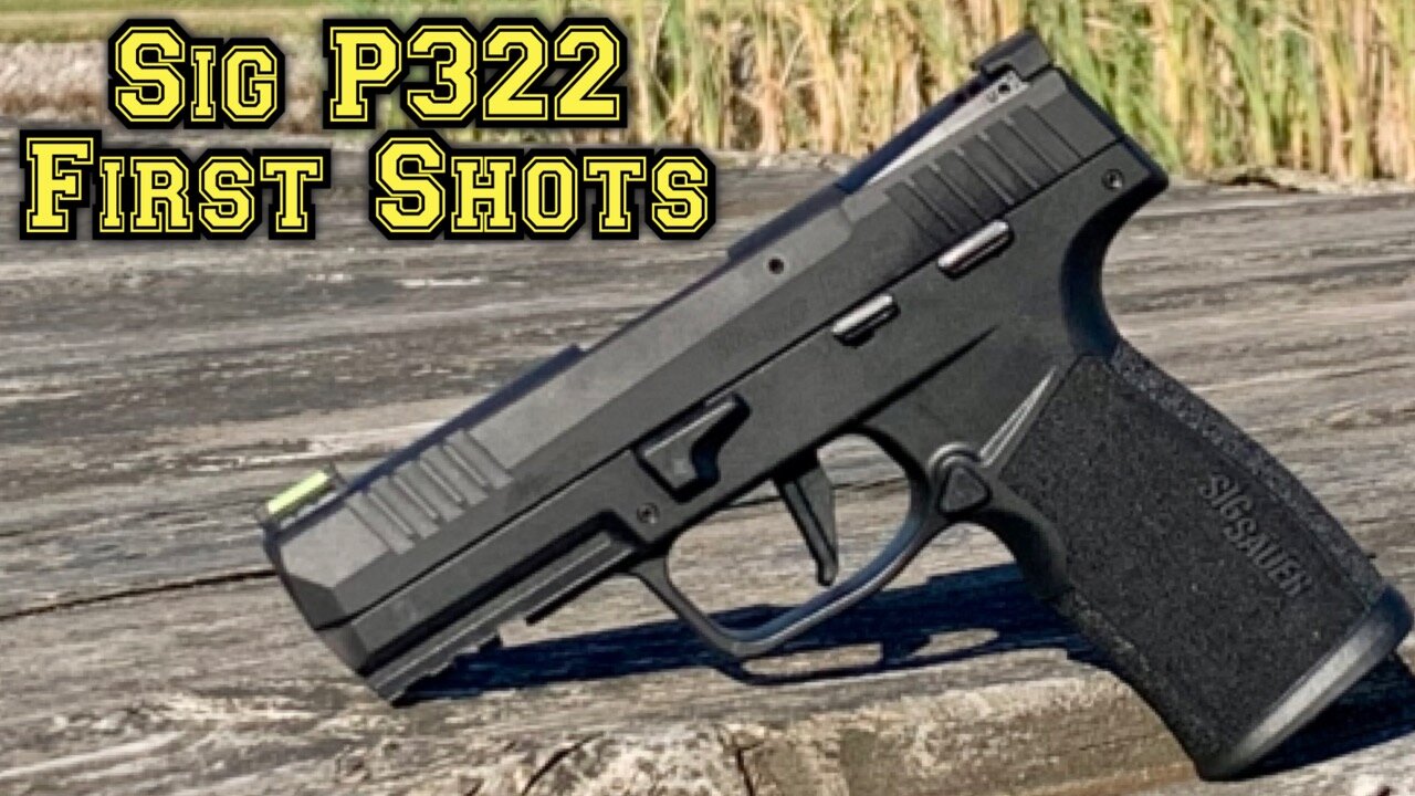 Sig Sauer P322 First Shots - Is This 22lr Any Fun?