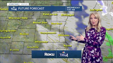 Wednesday morning temps fall into the 20s, black ice possible