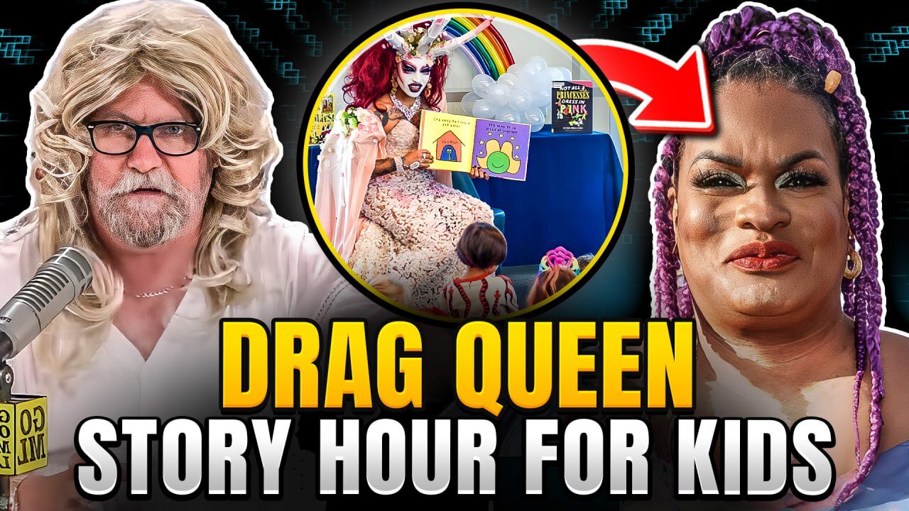 Gavin McInnes DEBATES DRAG QUEEN on Drag Queen Story Hour for kids