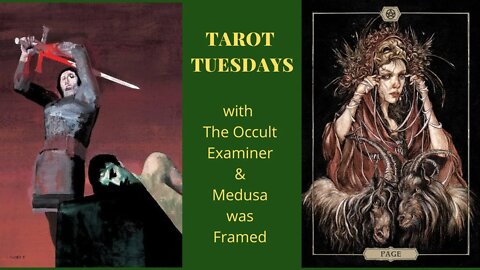 #TarotTuesdays wtih #TheOccultExaminer and myself