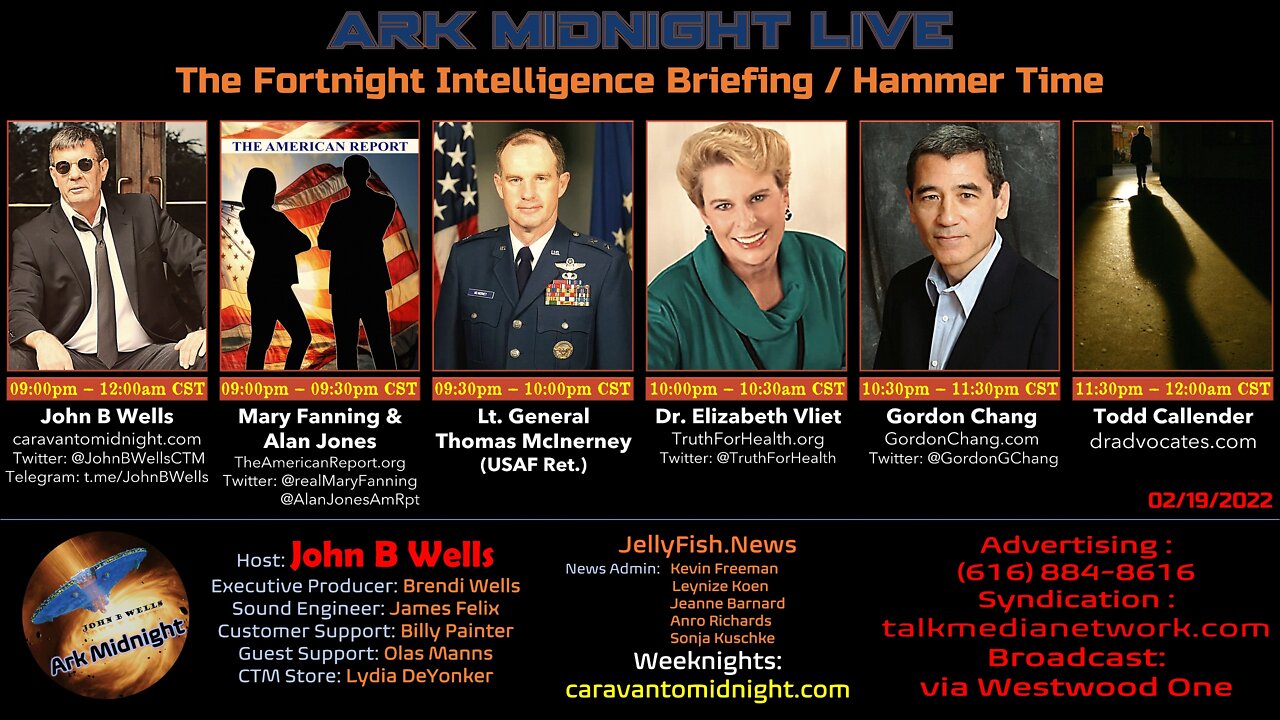 The Fortnight Intelligence Briefing / Hammer Time - John B Wells LIVE