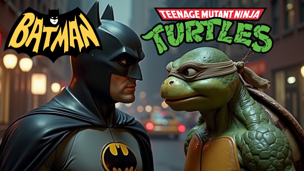 The Batman & Teenage Mutant Ninja Turtles The Crossover 1980s Super Panavision 70