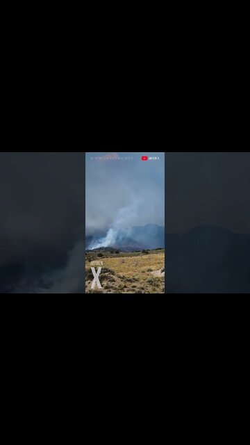 Large planes are dropping fire retardant chemicals #JacobCityFire #tooelefire #utahfire #utwx