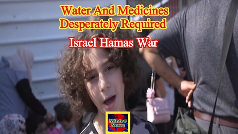 Israel Hamas War Palestinian stuck in Gaza desperate for water and medicines