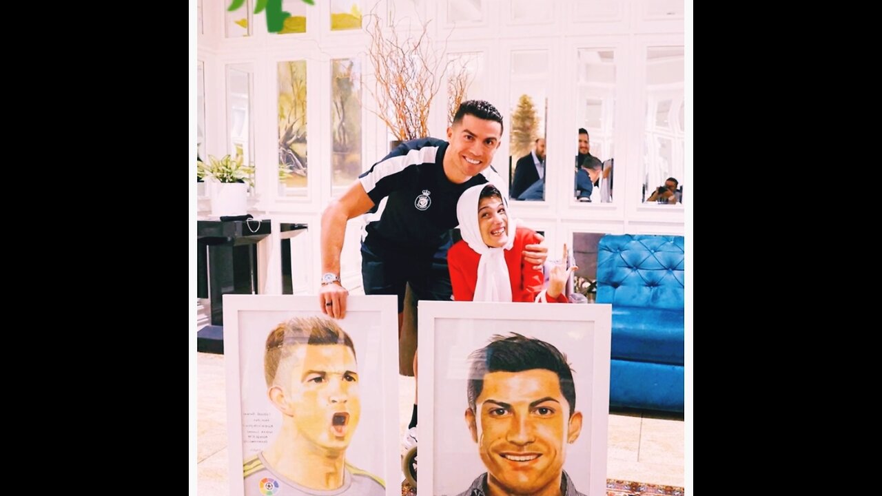 Heartwarming Encounter Between Disabled Fan and Renowned Footballer Ronaldo"cant ignor to share