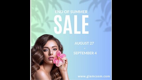 WoW GlamCosm Summer End With A Big 30% Yes 30% Sale Using Using Promo Code 👉🏼LAURIE10 30%