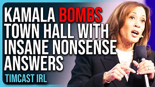 Kamala BOMBS Town Hall With INSANE NONSENSE Answers, Trump WINNING In Polls