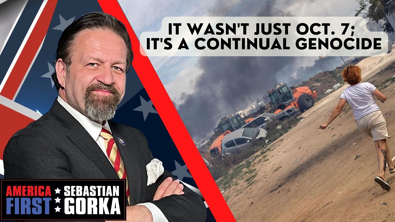 It wasn't just Oct. 7; it's a continual genocide. Col. Miri Eisin (ret.) with Sebastian Gorka