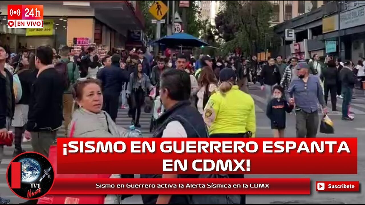 Sismo en Guerrero activa la Alerta Sísmica en la CDMX Temblor Susto 17 de Febrero 2024