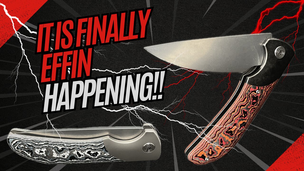 MY FIRST FOLDING KNIFE DESIGN IS FINALLY COMING !