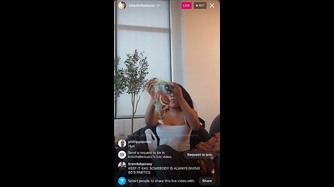 K MICHELLE IG LIVE: K Michelle Opening Up Clothes And Gifts Snet To Her(26/04/23)