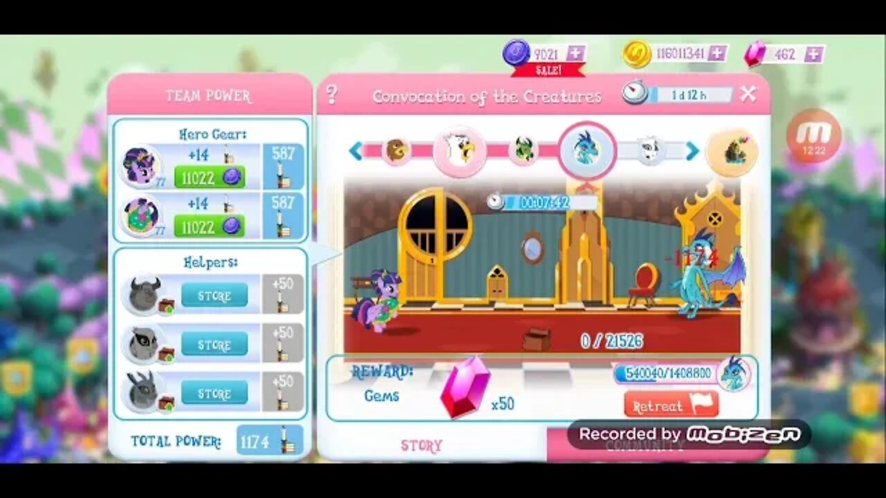 Twilight didn't even need to fight to have the Dragons support