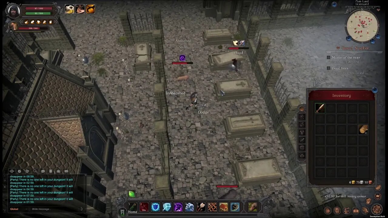 Wild Terra 2 PVP - Light Armor Range vs Heavy Armor Melee