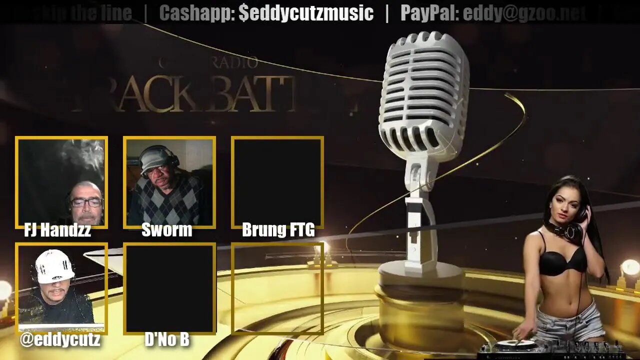 #TRACKBATTLE!! $125 to the winner! GZOO Radio Live Music Review.