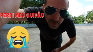 Amassei o guidão da bike 😭😭😭