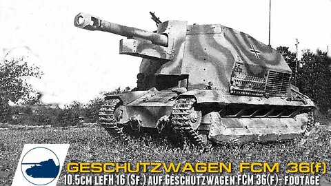 Rare Geschützwagen FCM - 10.5cm leFH 16 (Sf.) - footage