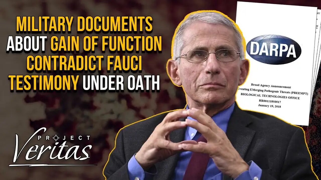 Project Veritas – Gain of Function docs from military