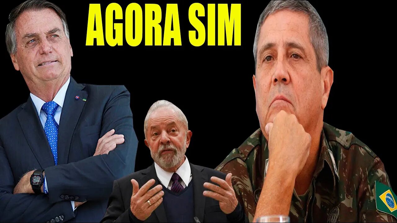 AGORA! Bolsonaro faz declarações / General Braga Netto se filia ao PL / Lula esta sentindo derrota