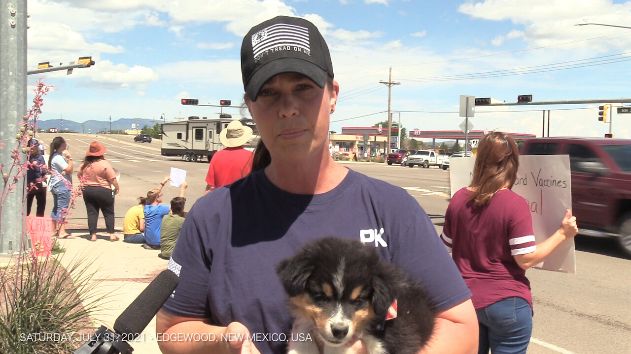 School Mask Protest, Edgewood, New Mexico, July 31, 2021