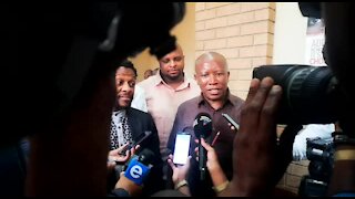 SOUTH AFRICA - Johannesburg - Malema and Ndlozi in court for assault (Video) (Gse)