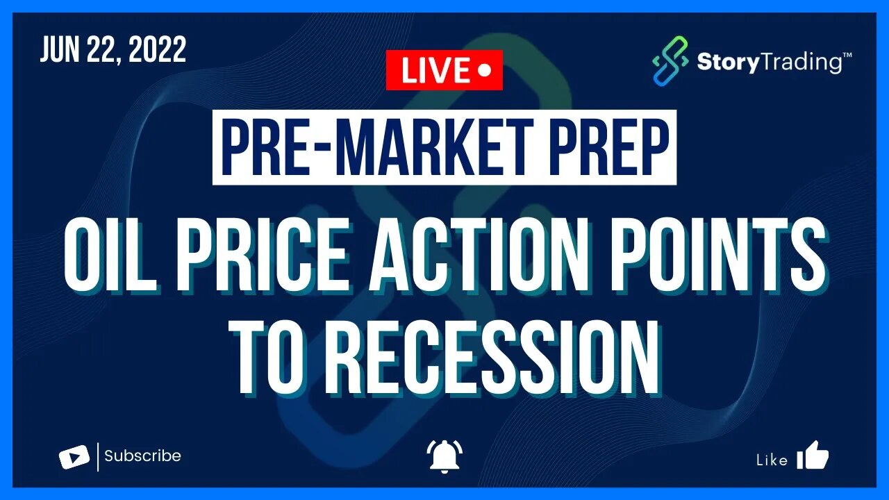 6/22/22 PreMarket Prep: Oil Price Action Points to Recession