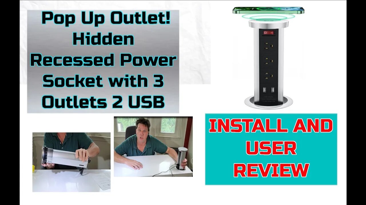 Watch Me Install The QBA Automatic Pop Up Outlet - Love This Item!