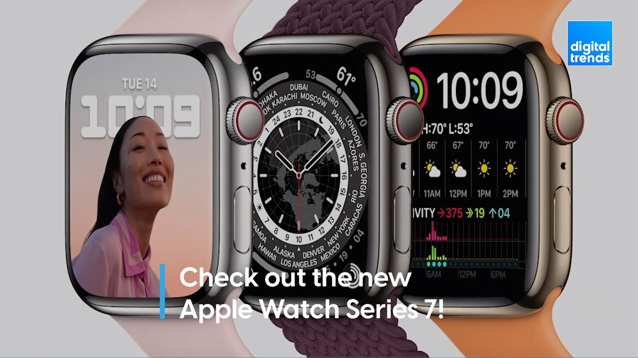 Check out the new Apple Watch Series 7