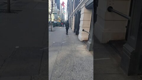East 60th Street and 3rd Ave in New York City 2021.