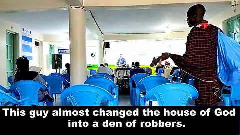 This guy almost changed the house of God into a den of robbers