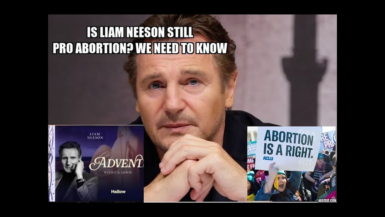 Liam Neeson starts collaborating with Hallow app but is he still pro abortion