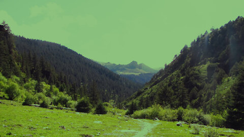 Soothing Music for Relax with Mountain Views For Rest, Stress Relief, Yoga, Sleep And Meditation