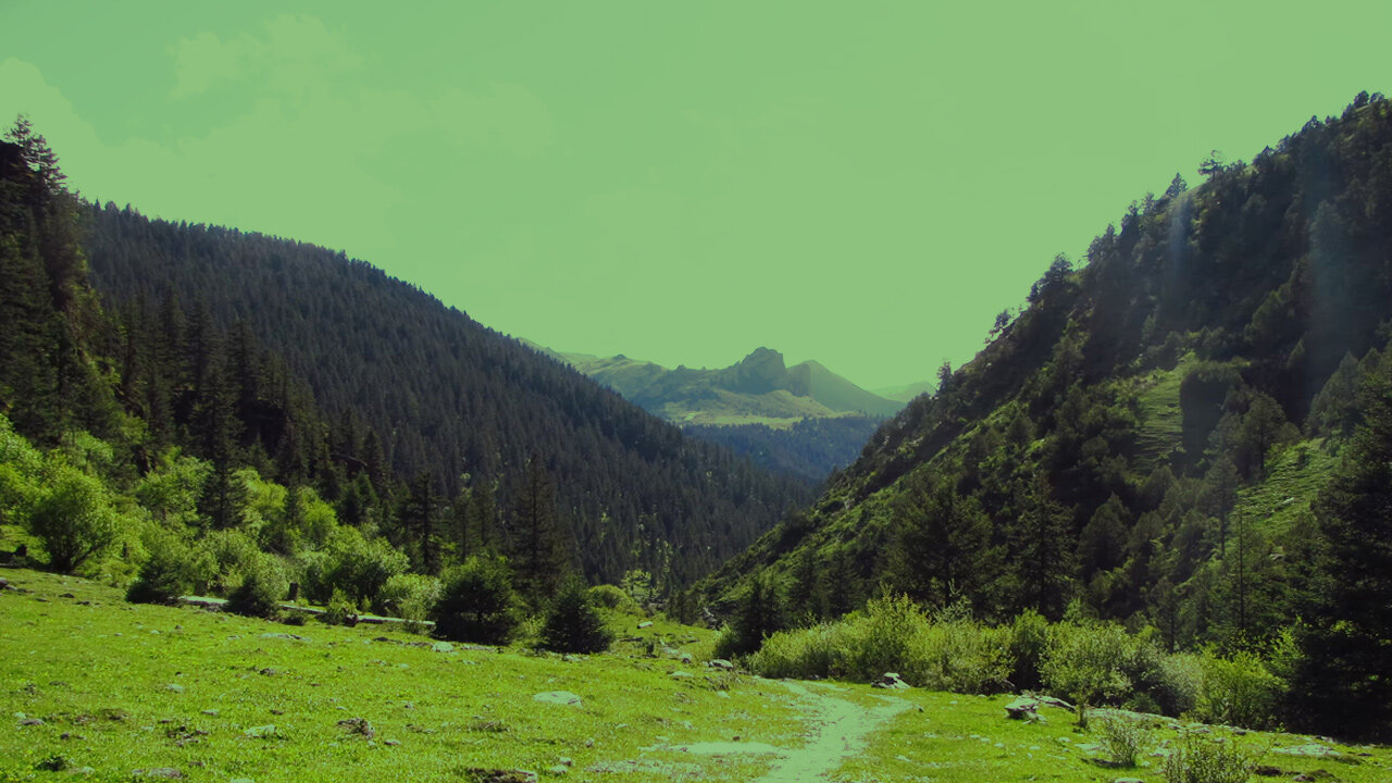 Soothing Music for Relax with Mountain Views For Rest, Stress Relief, Yoga, Sleep And Meditation