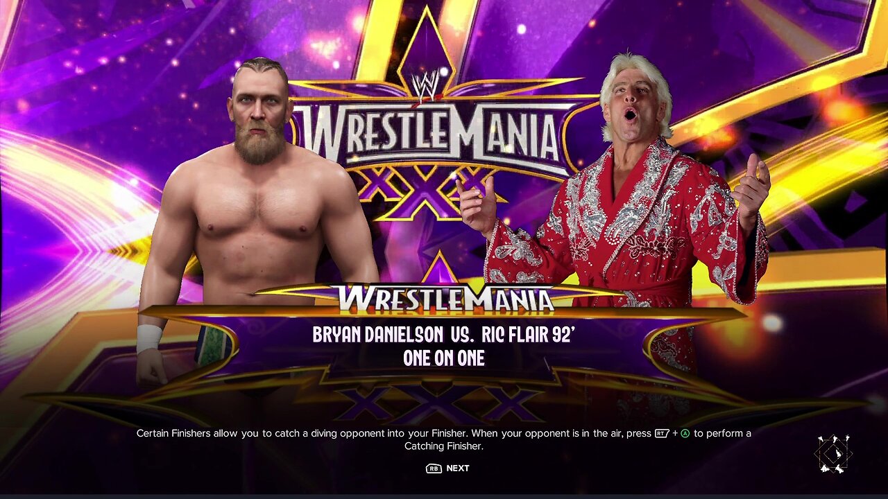 WWE 2k24 Bryan Danielson vs Ric Flair