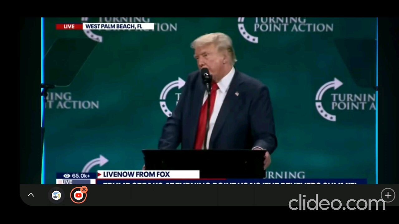 Trump speaks to Christians at TPUSA