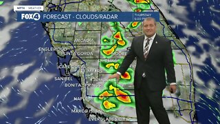 FORECAST: Sea breeze set to trigger storms east of I-75 on Thursday