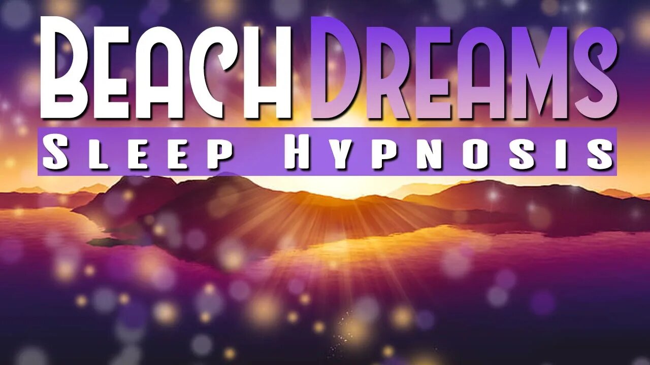 Peaceful Beach Dreams | GUIDED SLEEP HYPNOSIS with Binaural Beats