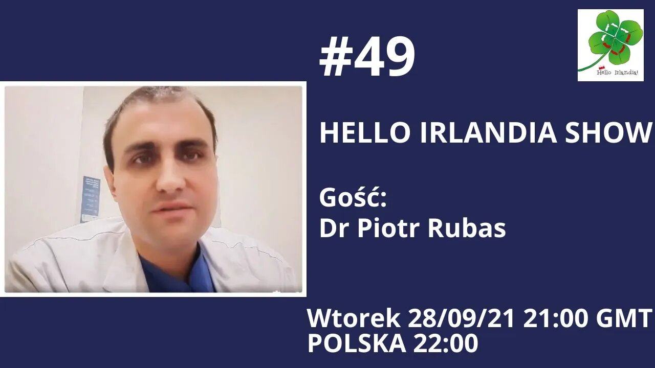 ☘️ Hello Irlandia Show #49 z Dr Piotrem Rubasem 🎙