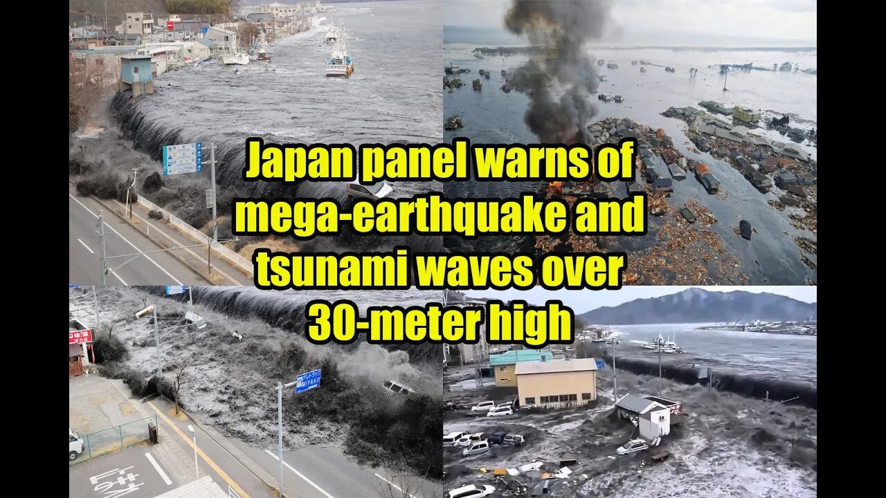 Japan panel warns of the mega earthquake and tsunami waves over 30 meter high