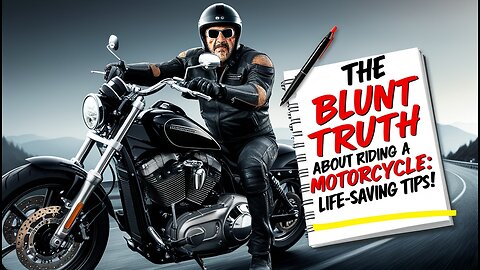 The BLUNT Truth About Riding a Motorcycle: Life-Saving Tips!