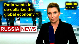 Putin wants to de-dollarize the global economy?! Russia, BRICS