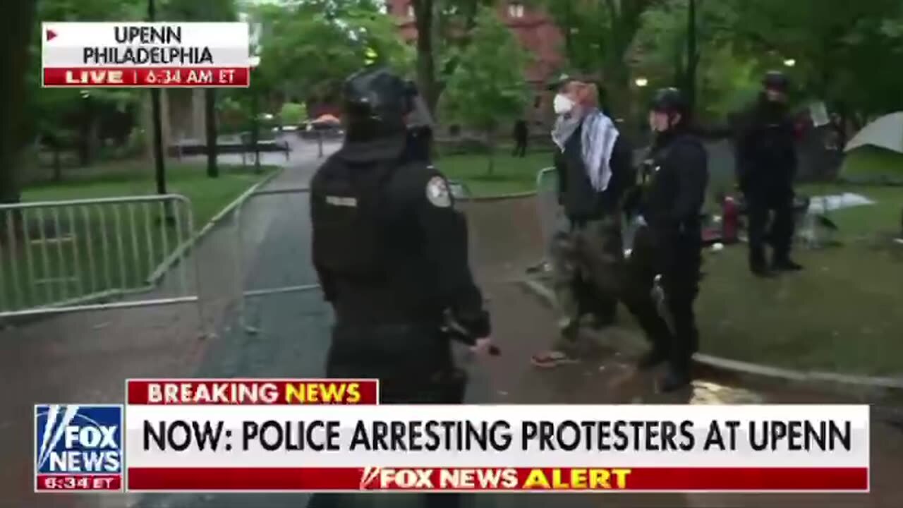 Happening Now: Police arresting protesters at UPENN