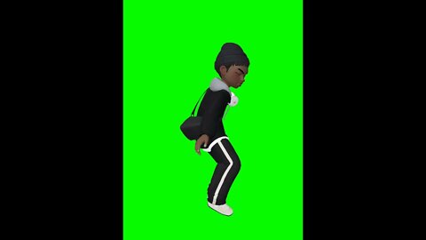 Vídeo de Animação - Avatar dançando - Chroma Key - Green Screen