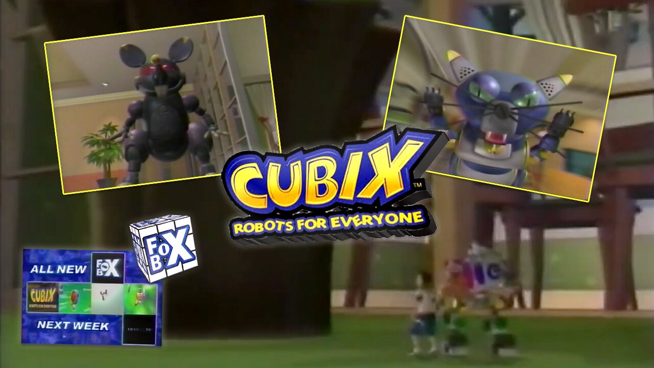 CUBIX "The Incredible Shrinking Robot" FOXBOX PROMO (2003)