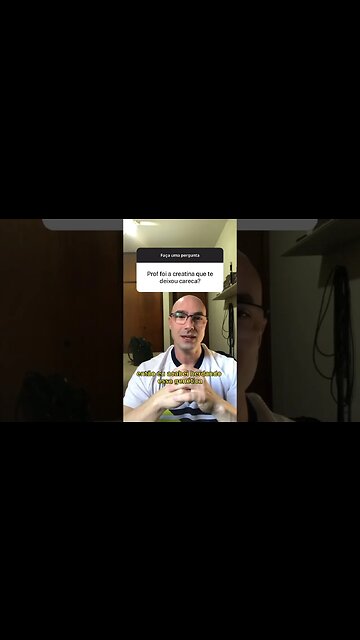 A Creatina que me deixou careca #shorts