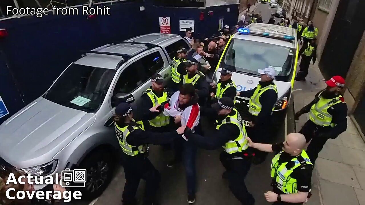 MET Police create chaos after a peaceful even held by Tommy Robinson