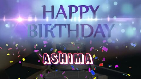 Wish you a very Happy Birthday Ashima from Birthday Bash